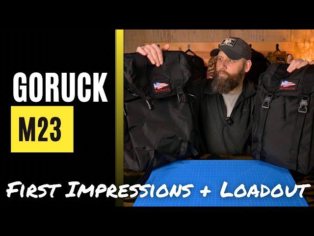 GORUCK M23: First Impressions + Loadout