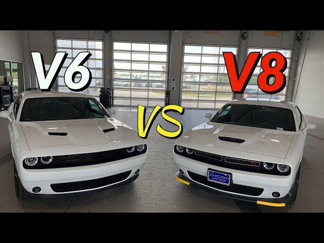 Is the Challenger SXT V6 actually better than the V8 Challenger RT?  Surprising!!