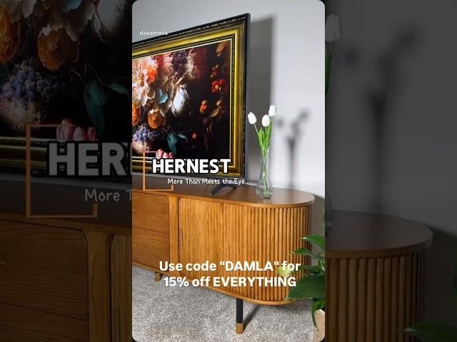 More than it seems  #hernest #ad #homedecor #viralvideo #tvstand #fyp  #livingroomdecor #furniture