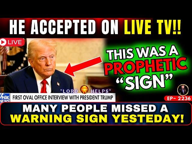 "WAS THIS A PROPHETIC WARNING FROM TRUMP?Bible Prophetic Word Today | God's Message Today | LH~2236