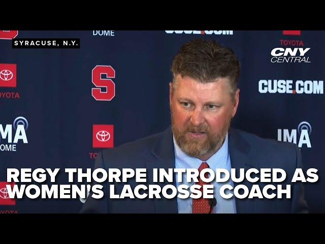 Syracuse Athletics introduces Regy Thrope as new Women's Lacrosse Coach