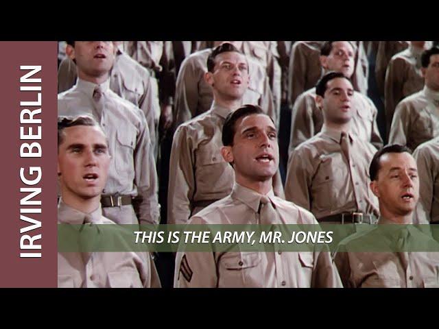 THIS IS THE ARMY, MR. JONES, Full Scene from "This is the Army" (1943)