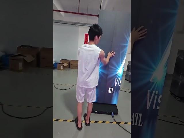 Revolutionize Your Visuals: Introducing the Fold-Out LED Video Poster! #digitalsignage #exhibition