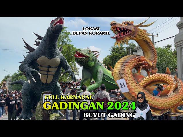 FULL Arak Arakan GADINGAN 2024 ️Karnaval Buyut Gading Desa Gadingan Sliyeg Indramayu