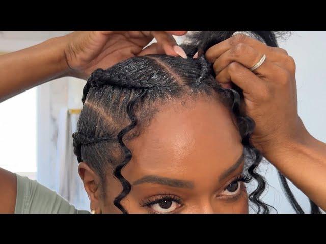 Ep. 8 | Do It Yourself Trending Stitch Braids w/ Curly Hair