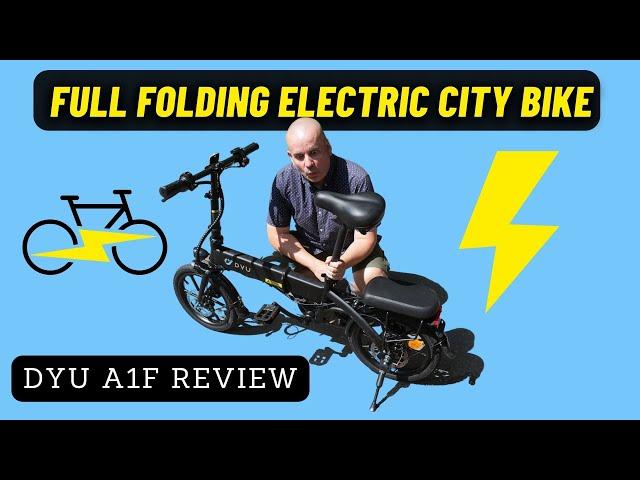 DYU A1F Folding Electric City Bike | DYU E-BIKE REVIEW