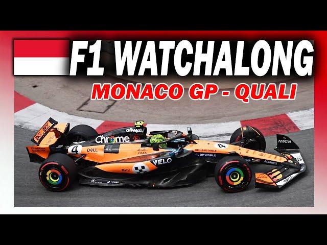  F1 Watchalong - MONACO GP - QUALI - with Commentary & Live Timings