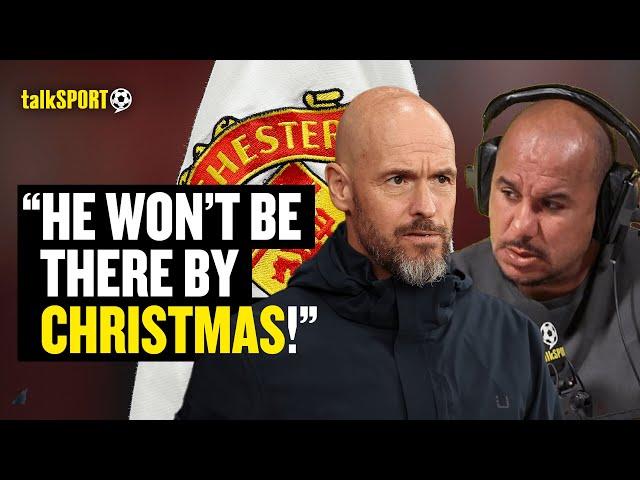 Gabby Agbonlahor PREDICTS Ten Hag Will Be SACKED & Man United Will Finish LOWER Than Eighth In PL 