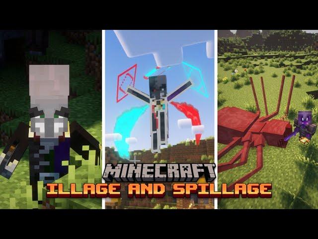 Illage and Spillage (Minecraft Mod Showcase) | A Whole New Raid Experience | 1.20.1 & 1.19.2