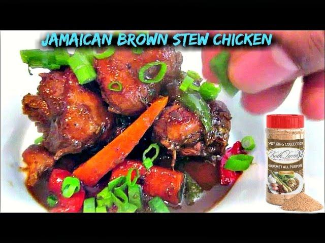 Jamaican Brown Stew Chicken by The Spice King Keith Lorren