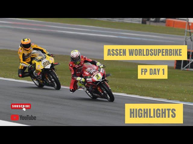 Assen WorldSBK FP Day1 Highlights