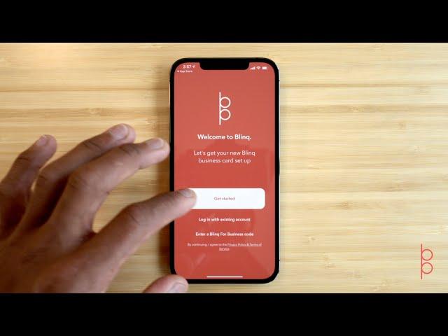 How to set up your free Blinq digital business card