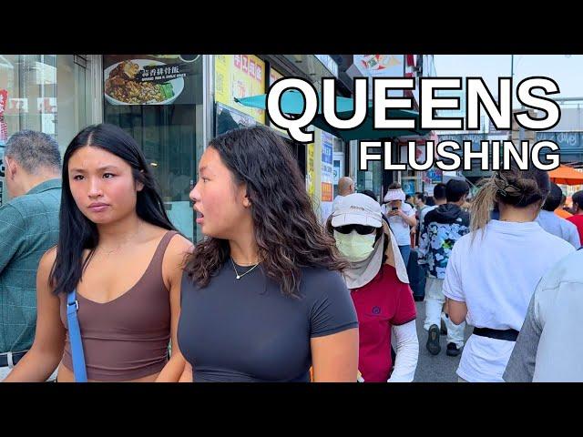 NEW YORK CITY Walking Tour [4K] - QUEENS - FLUSHING