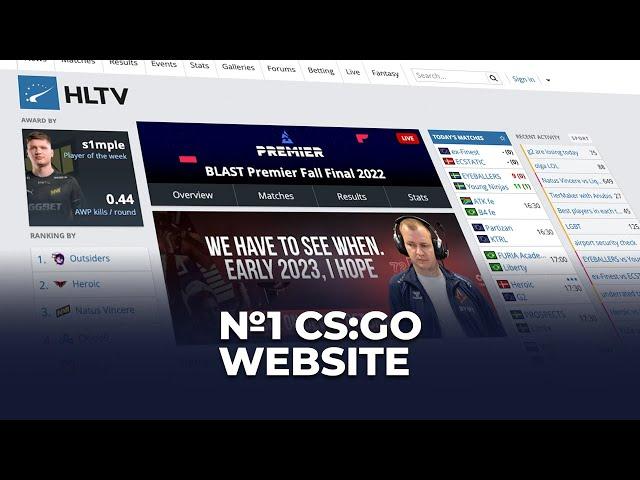 Why HLTV is the №1 website in CS:GO?