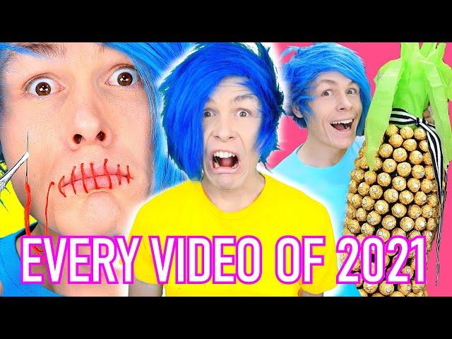 EVERY ROBBY VIDEO OF 2021 | GIANT ROBBY LIFE HACK, CRAFTS AND MAKEUP COMPILATION (part 1)