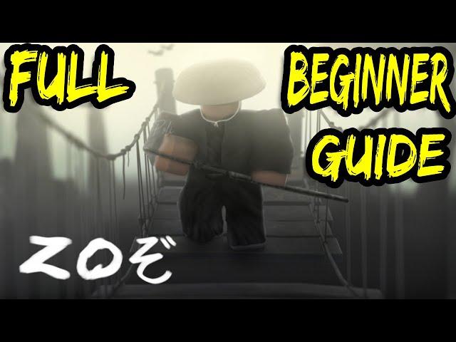 ROBLOX ZOぞ ULTIMATE STARTER GUIDE! | NOOB TO PRO GUIDE!