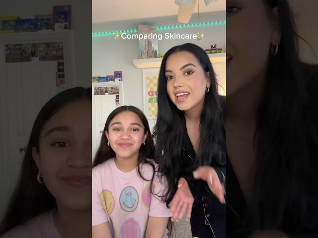 Our skincare routines are the same but different #skincare #skincareroutine #daughter #sephora