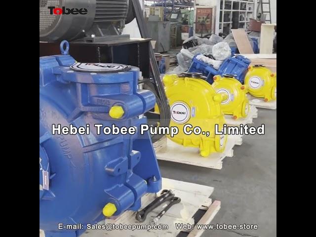 Tobee® Slurry Pump transports abrasive and high-density slurries with solid particles.
