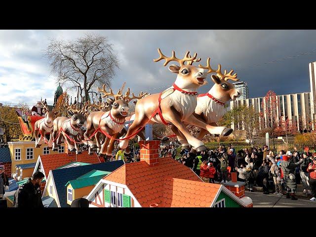 119 Years of Toronto Santa Claus Parade Full Tour | Toronto  4k 2024