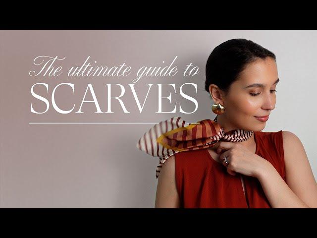 SCARVES: how to tie a scarf, my collection and care tips