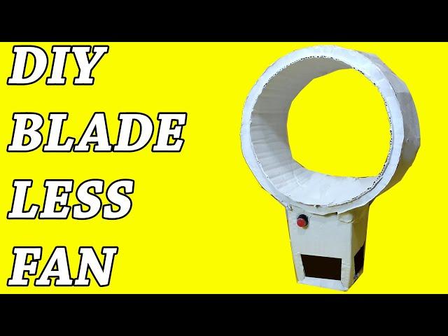 DIY Bladeless fan - cardboard project - diy projects