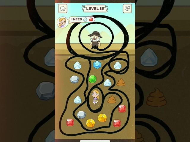 Pull the gold gameplay level 86 | pull the gold level 86 #shorts #pullthegold #gamingshorts