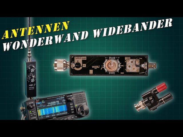 Wonderwand Widebander  QRP Antenne mit Tuner