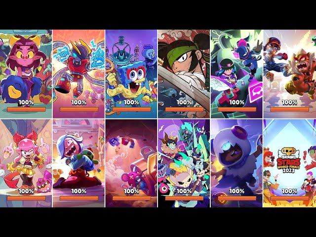 Loading Screen Evolution ( 2017-2024 ) in Brawl Stars | SpongeBob, Moe, Kenji & Scary Tales