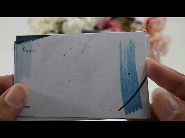 G006 Kartu Ucapan Greeting Card Brush blue Theme AMSTOREINDO