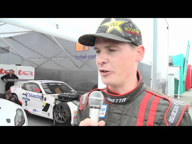 Tim Harvey drives the Ginetta G55