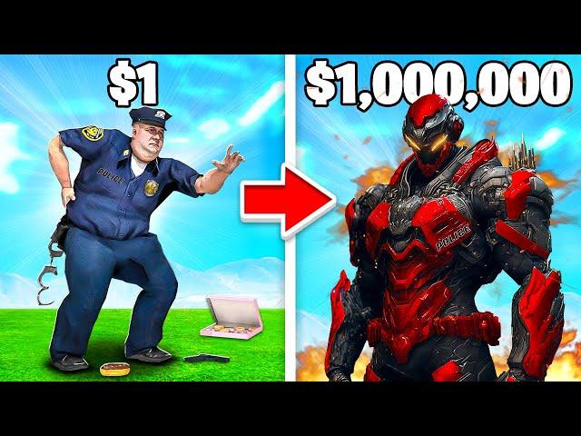 ПРОКАЧАЛ ПОЛИЦЕЙСКОГО ЗА $1 ДО ПОЛИЦЕЙСКОГО ЗА $1,000,000 в ГТА 5 ОНЛАЙН (GTA 5 ONLINE)