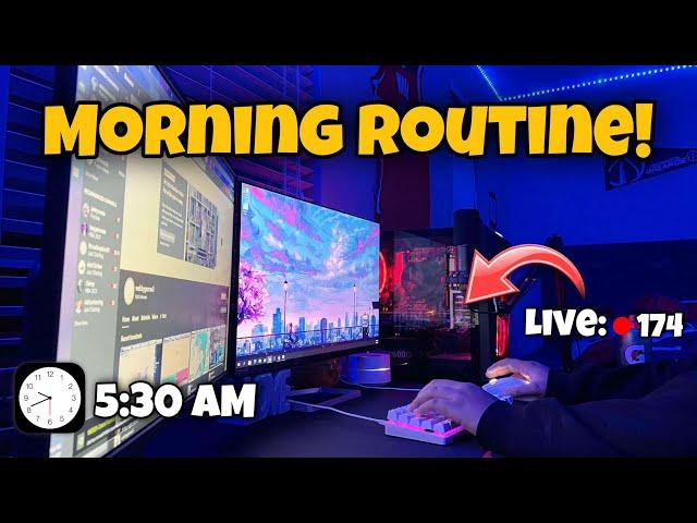 The Morning Routine Of A High School Streamer!