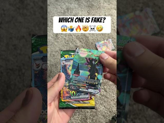 Which one is fake? #pokemon #pokemoncards #eeveelution #eevee #pokemontcg #umbreon