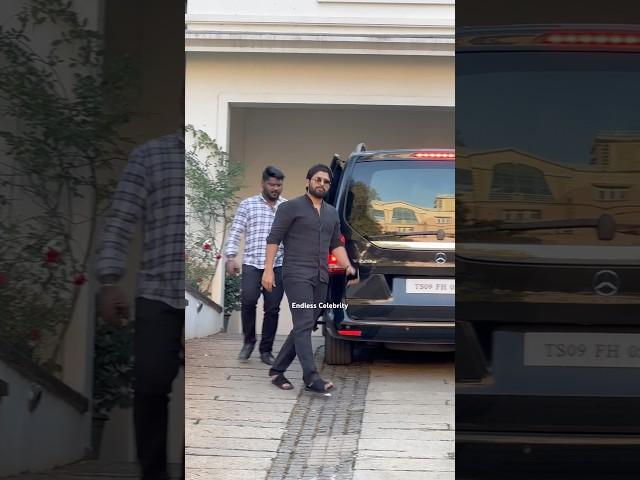 Allu Arjun Back to Home after Nampally Court For Regular Bail | Allu Arjun Regular Bail