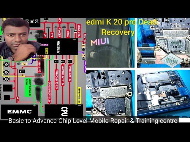 Redmi K 20 pro Dead solution// Mobile phone Repair Training centre