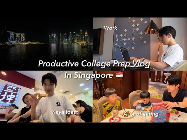 Productive College prep vlog in Singapore: Studies, gift hunting, and a lot of eating...