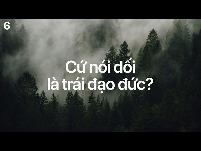 Cứ nói dối là trái đạo đức? | Philosophy 101