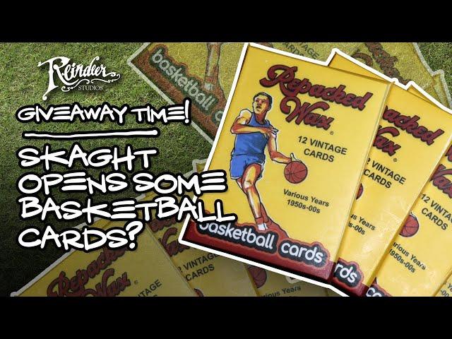 What the heck is skaght doing opening basketball cards?