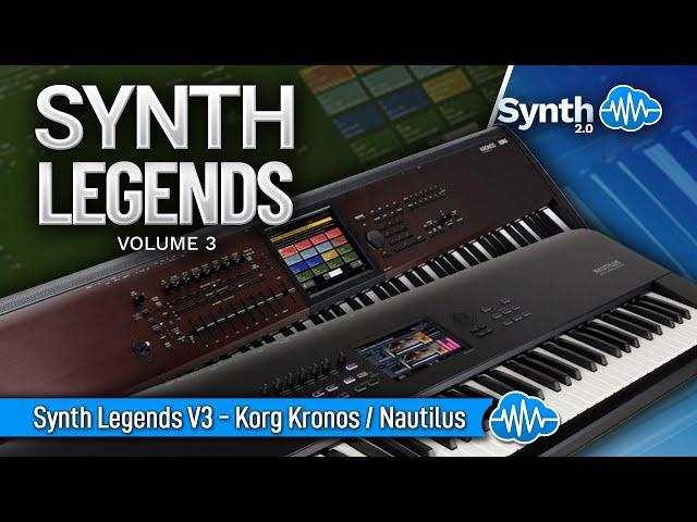 SYNTH LEGENDS V3 (26 new sounds) | KORG KRONOS / NAUTILUS | SOUND LIBRARY