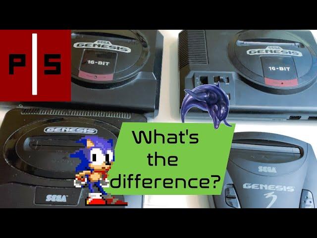 Comparing the Four Official Sega Genesis Models | Pixel Slayers 4K