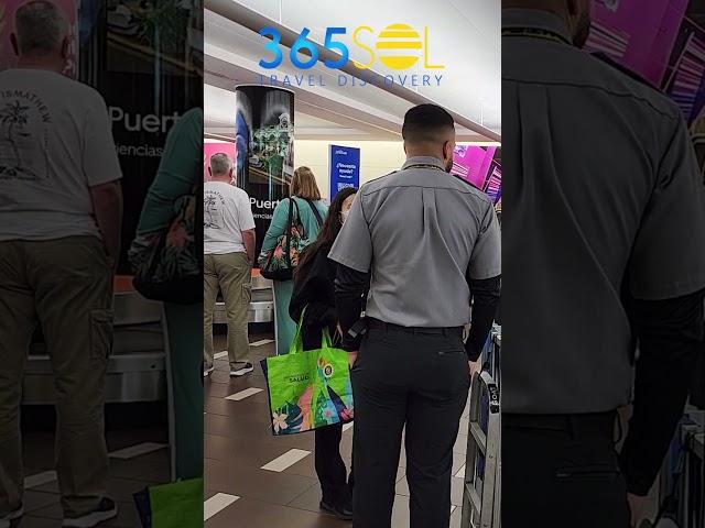 San Juan Airport is Small and the Bags come Quickly | Norwegian Viva Cruise Ship Tour