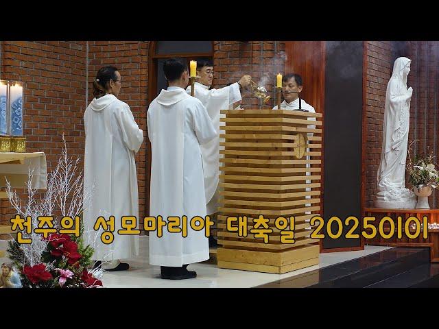 인천교구 대야동성당 천주의성모마리아대축일 20250101