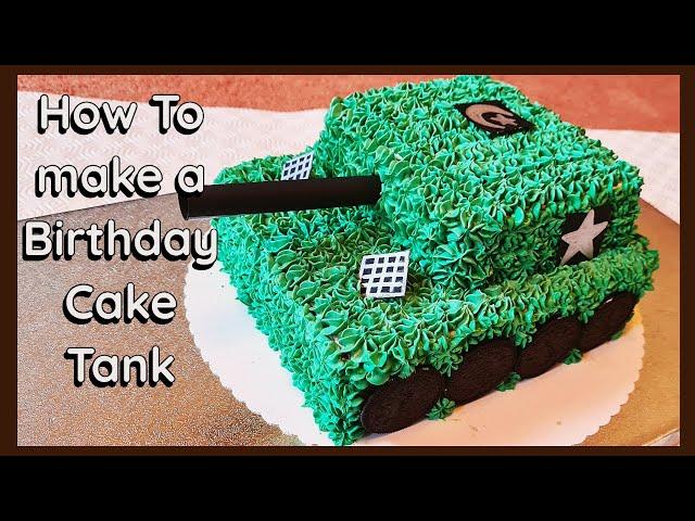 How to make a Birthday Cake Tank