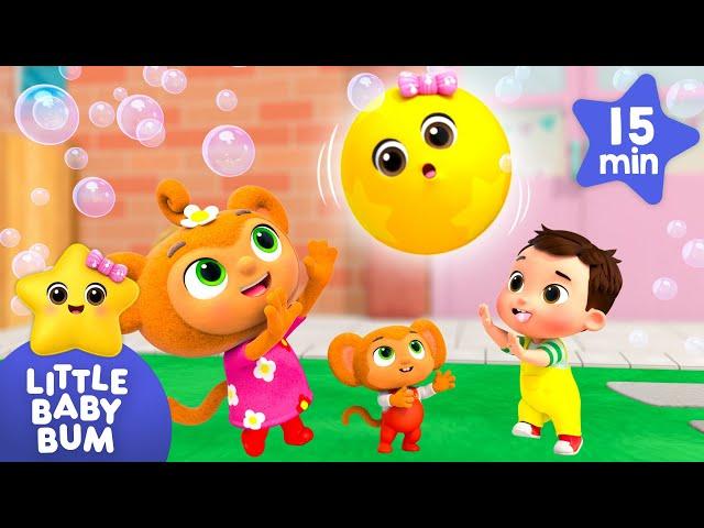 Game Time with Bouncy Twinkle Ball!  | 15 mins of Playtime Songs | Little Baby Bum