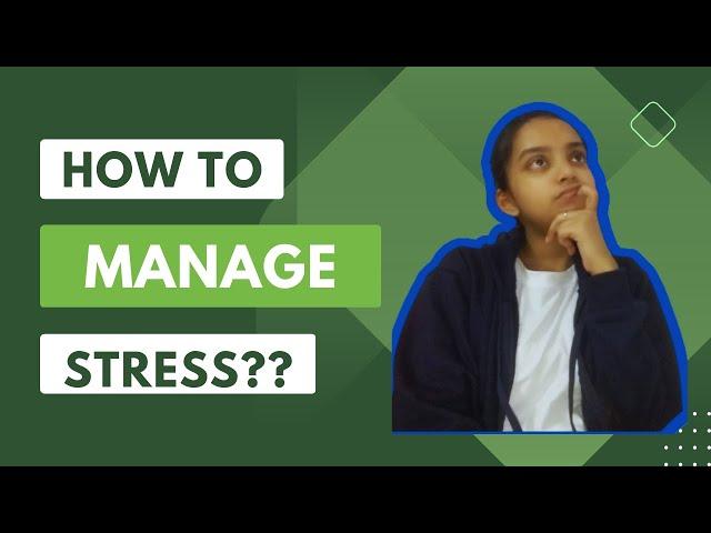 HOW TO MANAGE STRESS ??  II IMPROVOPEDIA