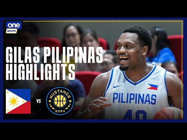 GILAS PILIPINAS vs TAIWAN MUSTANGS | GILAS HIGHLIGHTS | SEND OFF FRIENDLY MATCH | JUNE 24, 2024