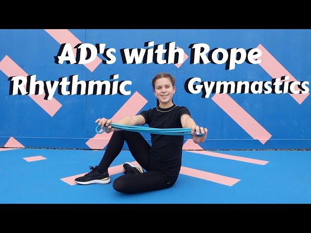 Simple Apparatus Difficulties with Rope | Rhythmic Gymnastics