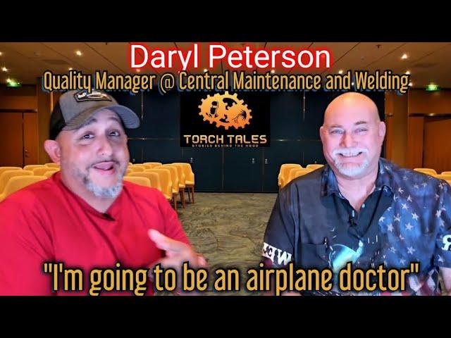 #49 "I'm going  to be an airplane  doctor," Daryl Peterson, with Central Maintenance and Welding.