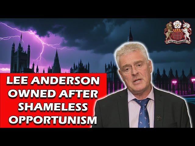 Lee Anderson Didn't Lift a Finger for Victims of Grooming Gangs