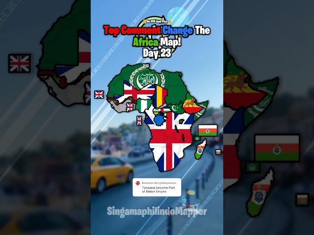 Top Comment Change The Africa Map! | Day 23 #shorts #mapping #map #africa #fyp #viral #4u